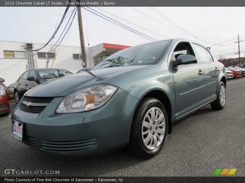 Silver Moss Metallic / Ebony 2010 Chevrolet Cobalt LT Sedan