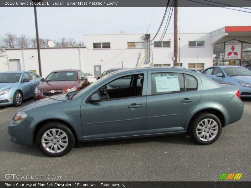 Silver Moss Metallic / Ebony 2010 Chevrolet Cobalt LT Sedan
