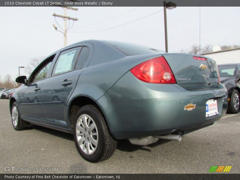 Silver Moss Metallic / Ebony 2010 Chevrolet Cobalt LT Sedan