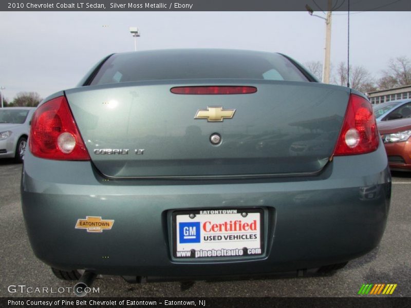 Silver Moss Metallic / Ebony 2010 Chevrolet Cobalt LT Sedan