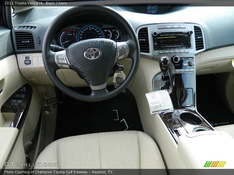 Black / Ivory 2011 Toyota Venza I4