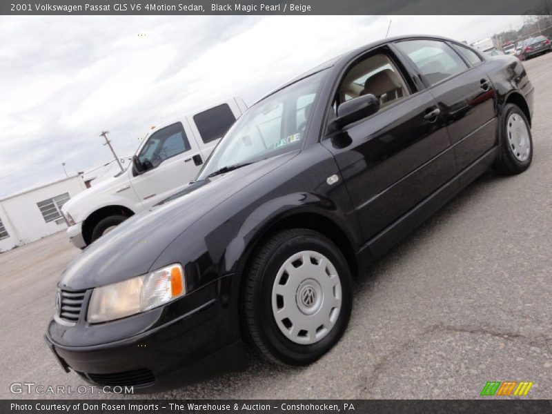 Black Magic Pearl / Beige 2001 Volkswagen Passat GLS V6 4Motion Sedan