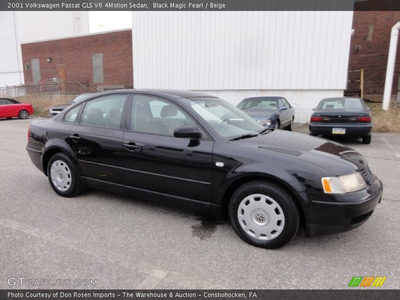 Black Magic Pearl / Beige 2001 Volkswagen Passat GLS V6 4Motion Sedan