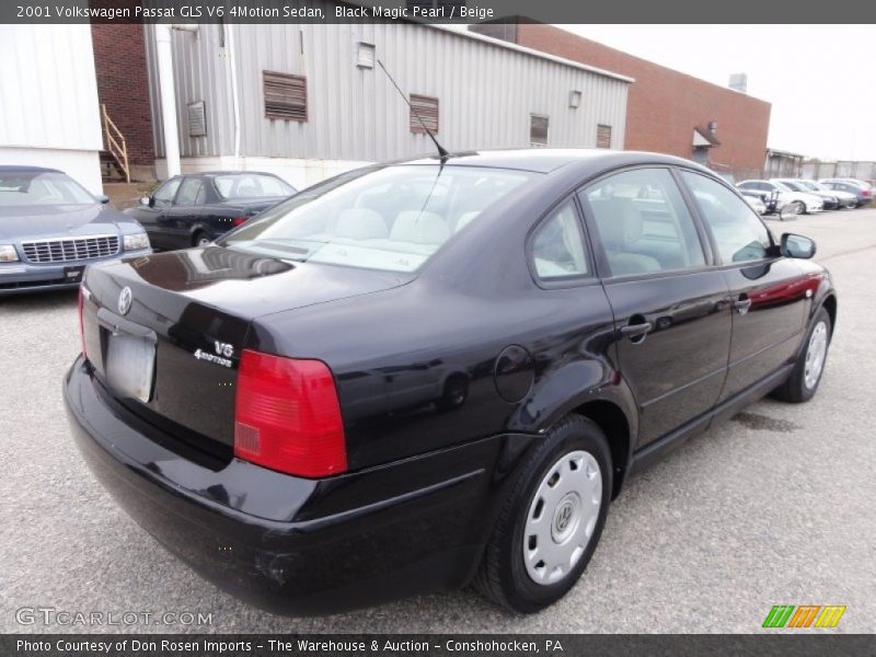 Black Magic Pearl / Beige 2001 Volkswagen Passat GLS V6 4Motion Sedan