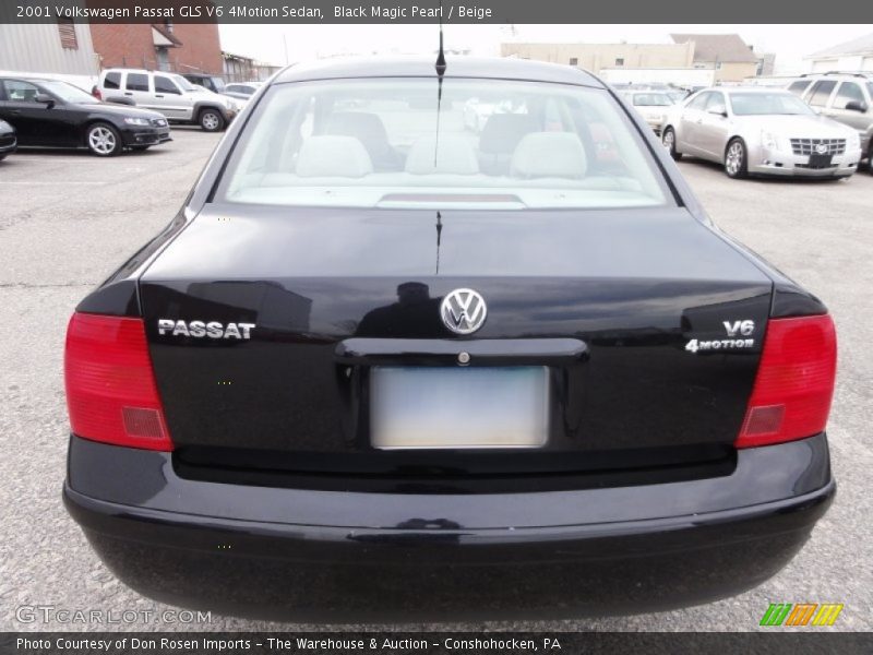 Black Magic Pearl / Beige 2001 Volkswagen Passat GLS V6 4Motion Sedan