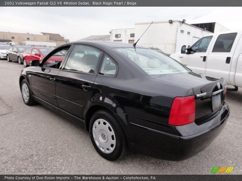 Black Magic Pearl / Beige 2001 Volkswagen Passat GLS V6 4Motion Sedan