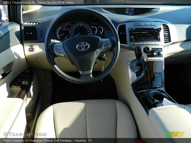 Sunset Bronze Mica / Ivory 2011 Toyota Venza I4