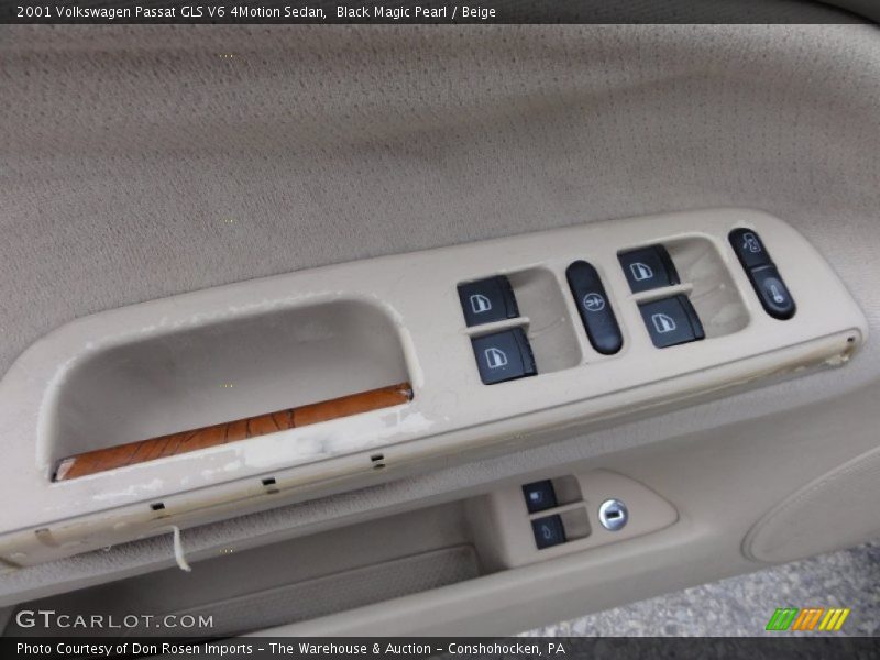 Black Magic Pearl / Beige 2001 Volkswagen Passat GLS V6 4Motion Sedan