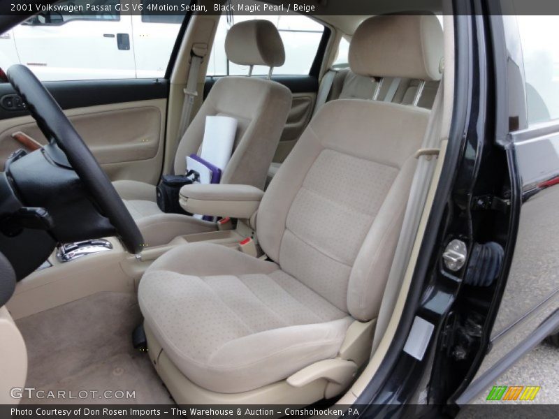Black Magic Pearl / Beige 2001 Volkswagen Passat GLS V6 4Motion Sedan