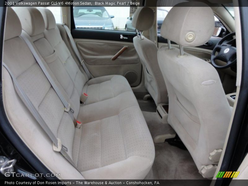 Black Magic Pearl / Beige 2001 Volkswagen Passat GLS V6 4Motion Sedan