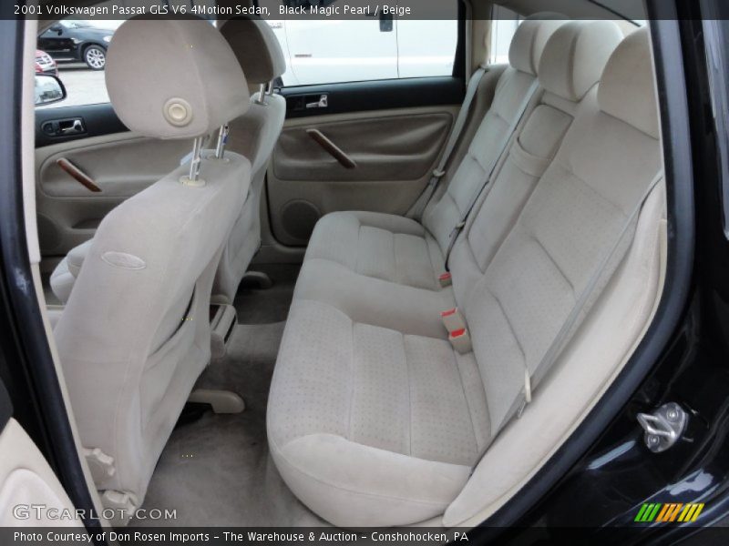 Black Magic Pearl / Beige 2001 Volkswagen Passat GLS V6 4Motion Sedan