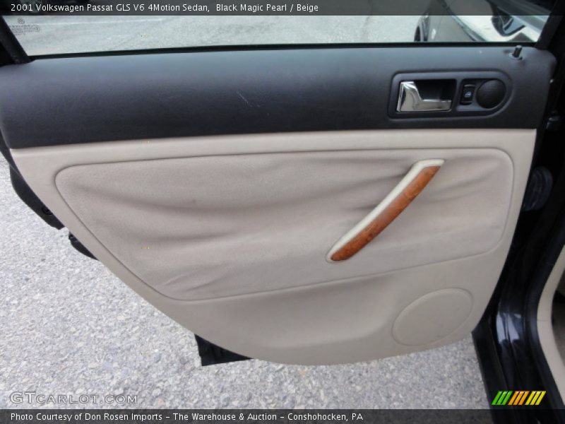 Black Magic Pearl / Beige 2001 Volkswagen Passat GLS V6 4Motion Sedan