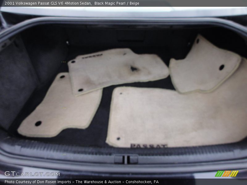 Black Magic Pearl / Beige 2001 Volkswagen Passat GLS V6 4Motion Sedan