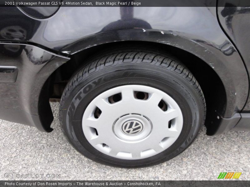 Black Magic Pearl / Beige 2001 Volkswagen Passat GLS V6 4Motion Sedan