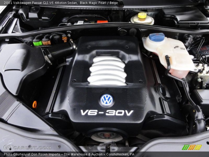 Black Magic Pearl / Beige 2001 Volkswagen Passat GLS V6 4Motion Sedan