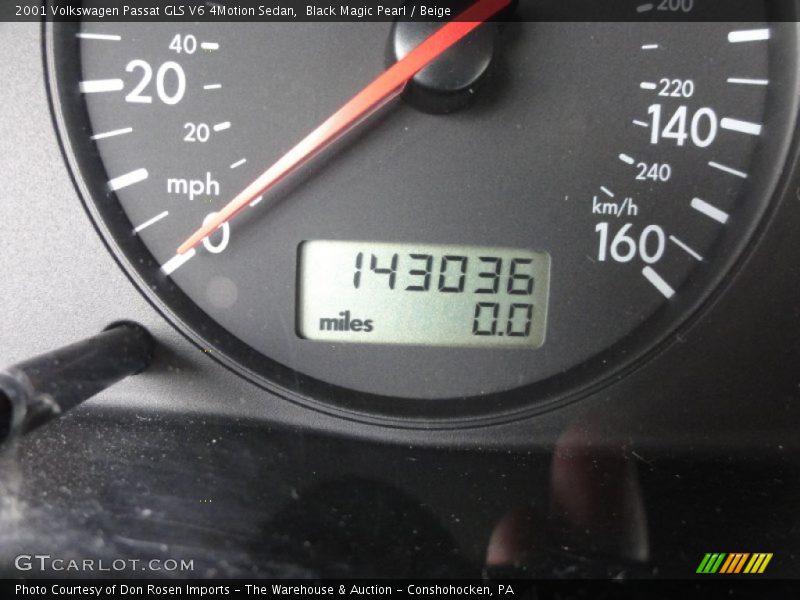 Black Magic Pearl / Beige 2001 Volkswagen Passat GLS V6 4Motion Sedan