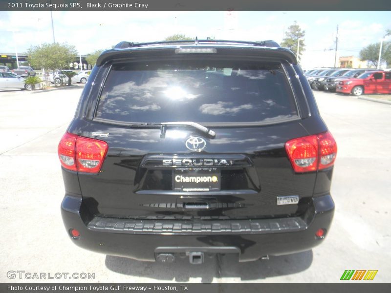 Black / Graphite Gray 2011 Toyota Sequoia SR5