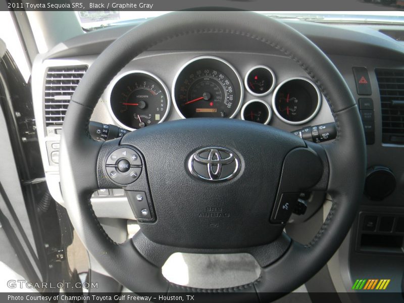 Black / Graphite Gray 2011 Toyota Sequoia SR5