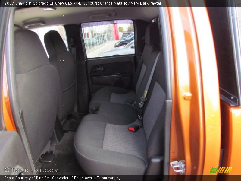 Sunburst Orange Metallic / Very Dark Pewter 2007 Chevrolet Colorado LT Crew Cab 4x4