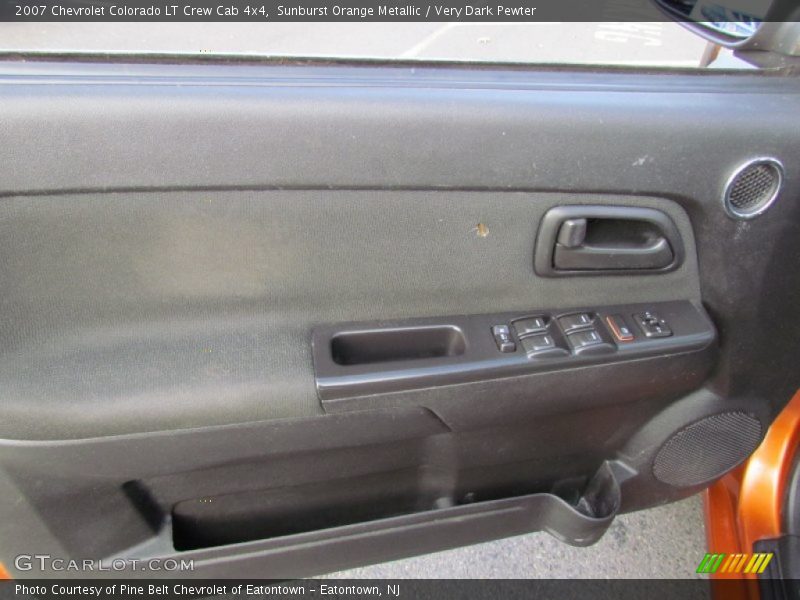 Sunburst Orange Metallic / Very Dark Pewter 2007 Chevrolet Colorado LT Crew Cab 4x4