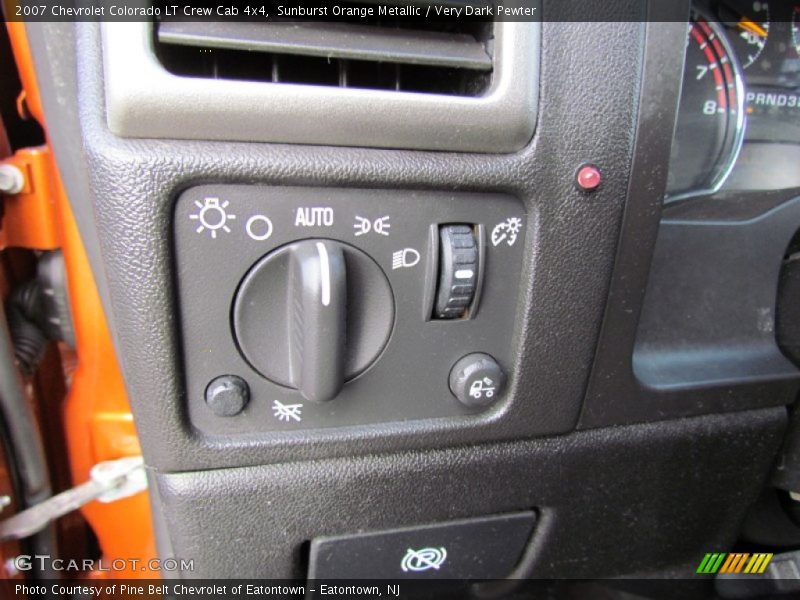 Sunburst Orange Metallic / Very Dark Pewter 2007 Chevrolet Colorado LT Crew Cab 4x4