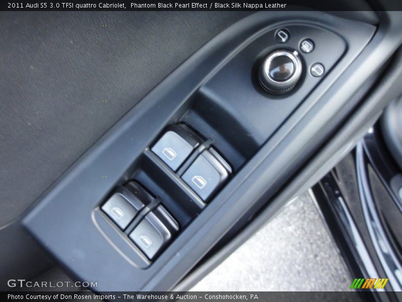 Phantom Black Pearl Effect / Black Silk Nappa Leather 2011 Audi S5 3.0 TFSI quattro Cabriolet