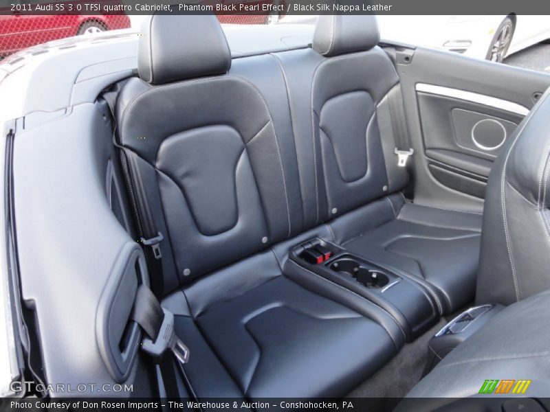  2011 S5 3.0 TFSI quattro Cabriolet Black Silk Nappa Leather Interior