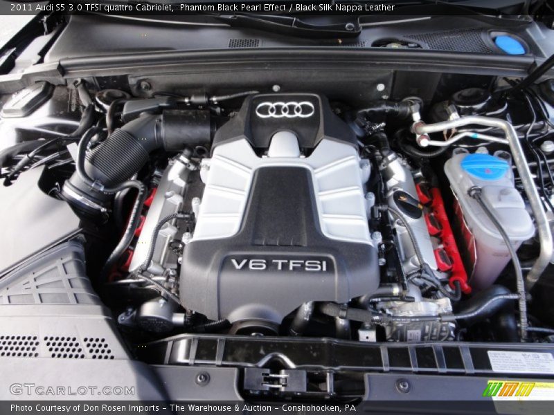  2011 S5 3.0 TFSI quattro Cabriolet Engine - 3.0 Liter TFSI Supercharged DOHC 24-Valve V6