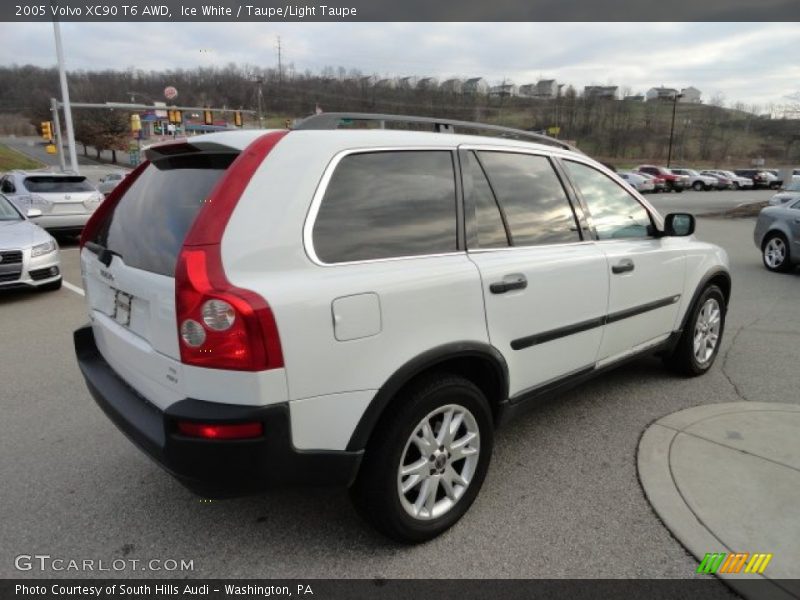 Ice White / Taupe/Light Taupe 2005 Volvo XC90 T6 AWD