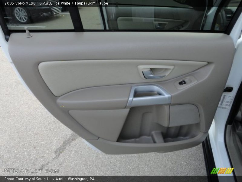 Ice White / Taupe/Light Taupe 2005 Volvo XC90 T6 AWD