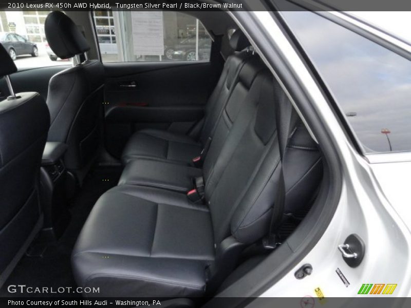 Tungsten Silver Pearl / Black/Brown Walnut 2010 Lexus RX 450h AWD Hybrid