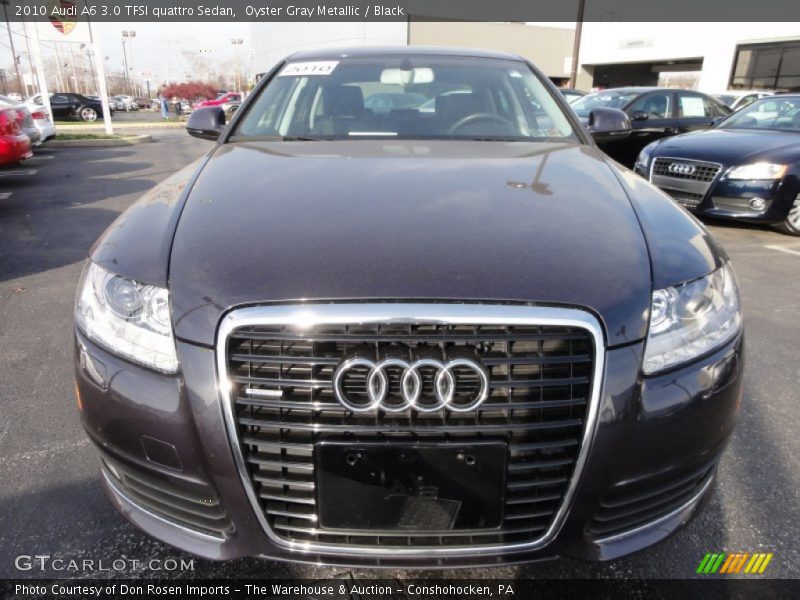 Oyster Gray Metallic / Black 2010 Audi A6 3.0 TFSI quattro Sedan