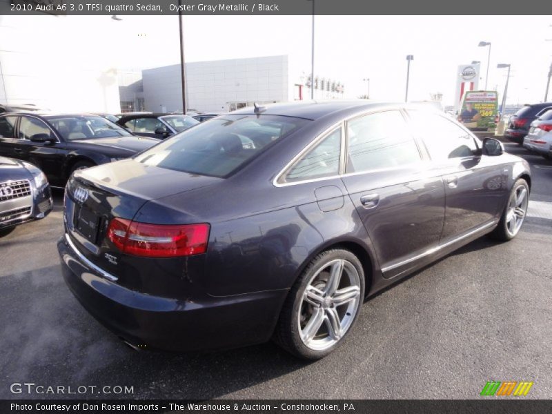 Oyster Gray Metallic / Black 2010 Audi A6 3.0 TFSI quattro Sedan