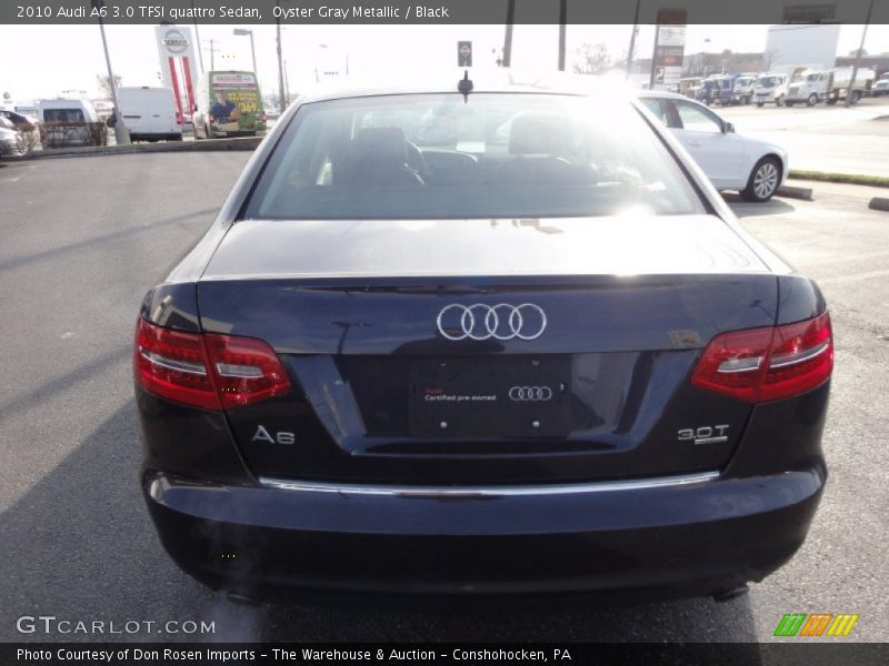 Oyster Gray Metallic / Black 2010 Audi A6 3.0 TFSI quattro Sedan