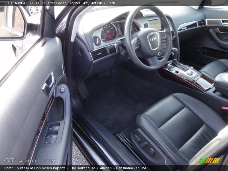 Oyster Gray Metallic / Black 2010 Audi A6 3.0 TFSI quattro Sedan