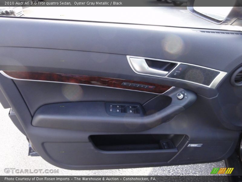 Oyster Gray Metallic / Black 2010 Audi A6 3.0 TFSI quattro Sedan