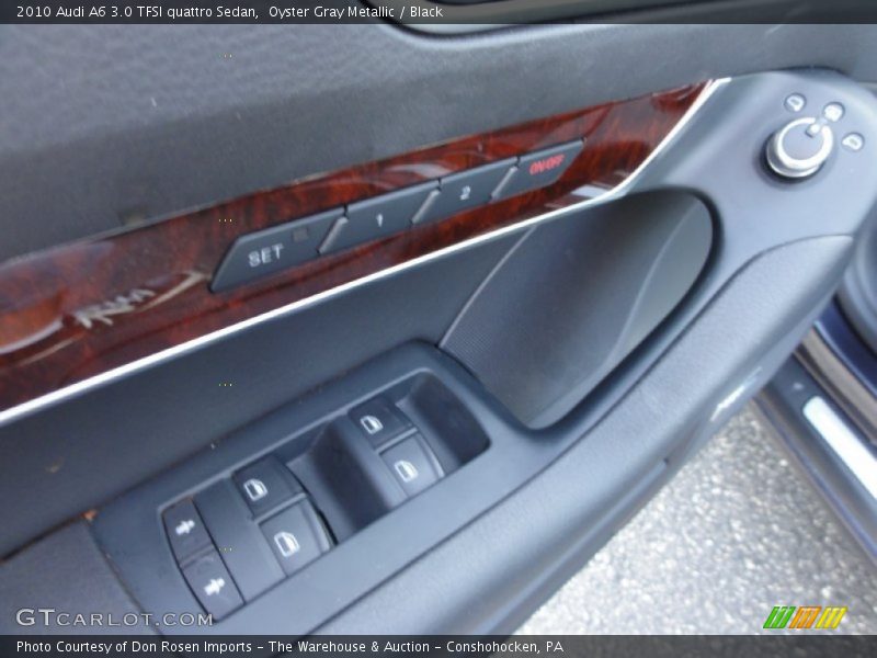 Oyster Gray Metallic / Black 2010 Audi A6 3.0 TFSI quattro Sedan