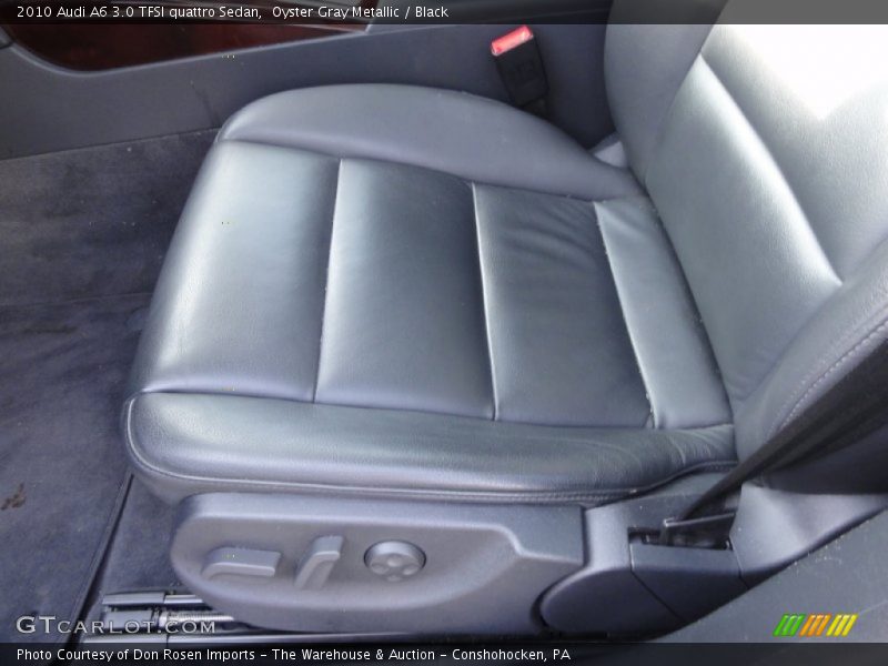 Oyster Gray Metallic / Black 2010 Audi A6 3.0 TFSI quattro Sedan