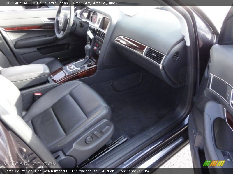 Oyster Gray Metallic / Black 2010 Audi A6 3.0 TFSI quattro Sedan