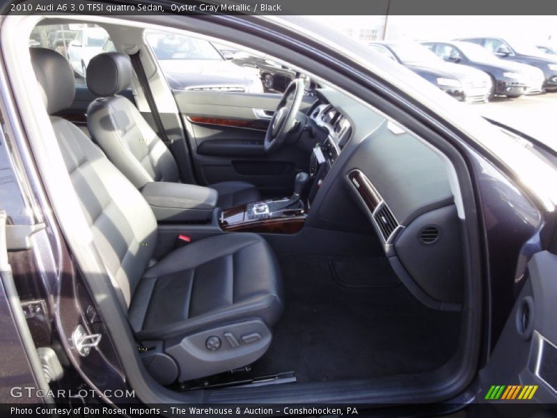 Oyster Gray Metallic / Black 2010 Audi A6 3.0 TFSI quattro Sedan