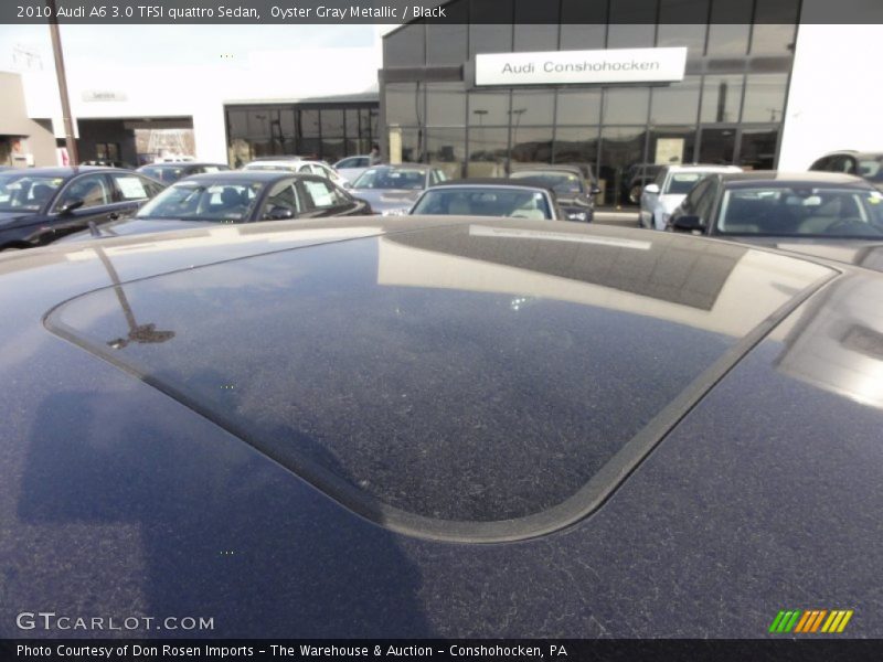 Oyster Gray Metallic / Black 2010 Audi A6 3.0 TFSI quattro Sedan