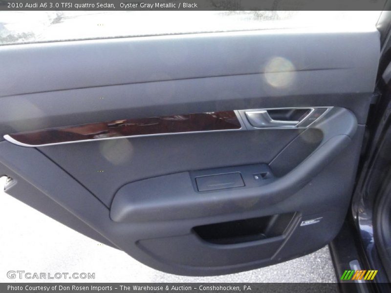 Oyster Gray Metallic / Black 2010 Audi A6 3.0 TFSI quattro Sedan
