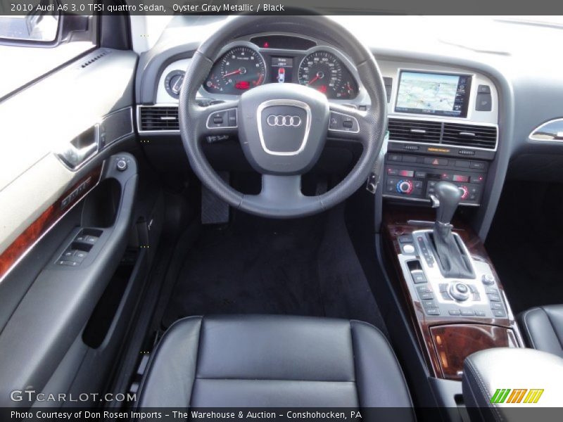 Oyster Gray Metallic / Black 2010 Audi A6 3.0 TFSI quattro Sedan
