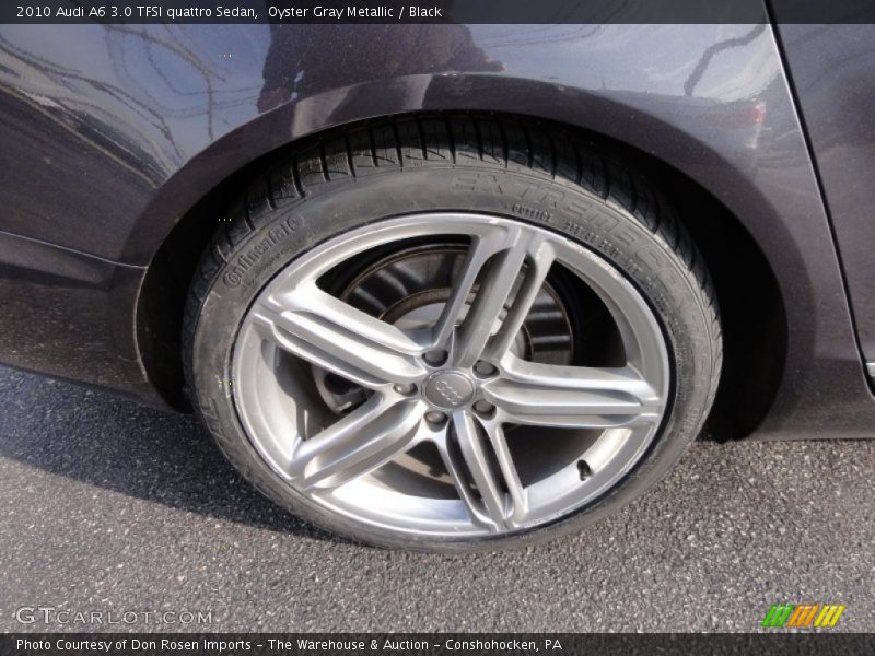 Oyster Gray Metallic / Black 2010 Audi A6 3.0 TFSI quattro Sedan