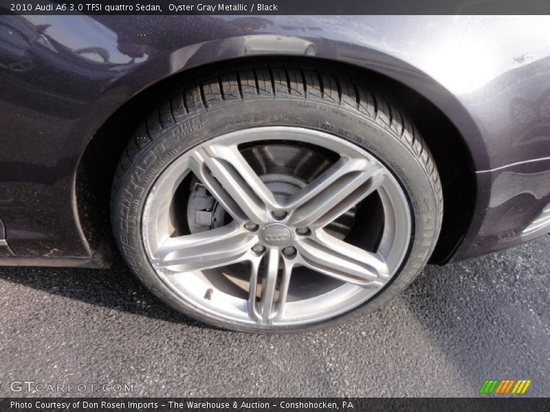 Oyster Gray Metallic / Black 2010 Audi A6 3.0 TFSI quattro Sedan