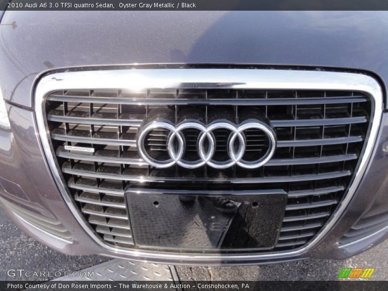 Oyster Gray Metallic / Black 2010 Audi A6 3.0 TFSI quattro Sedan