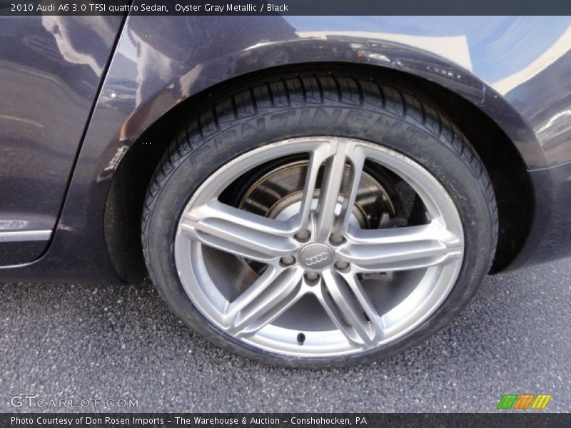 Oyster Gray Metallic / Black 2010 Audi A6 3.0 TFSI quattro Sedan