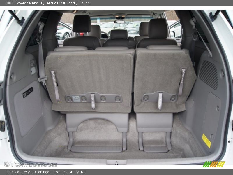 Arctic Frost Pearl / Taupe 2008 Toyota Sienna LE