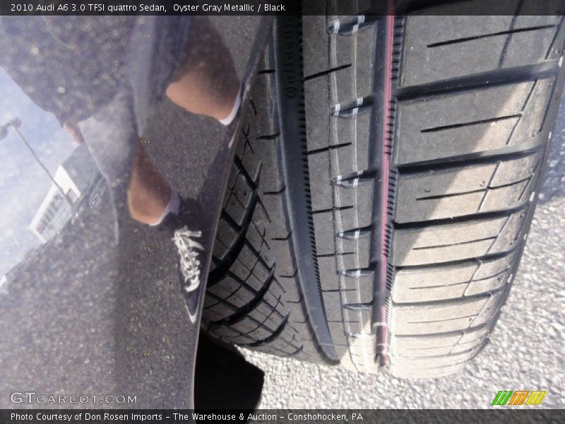 Oyster Gray Metallic / Black 2010 Audi A6 3.0 TFSI quattro Sedan