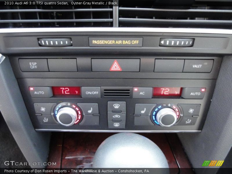 Oyster Gray Metallic / Black 2010 Audi A6 3.0 TFSI quattro Sedan
